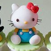 clases de cupcakes de Hello Kitty