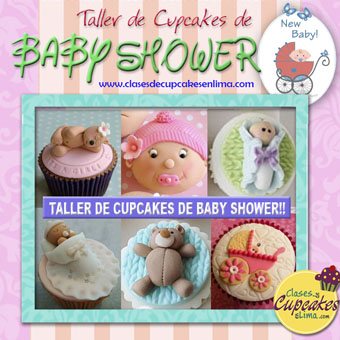 taller de cupcakes de baby shower