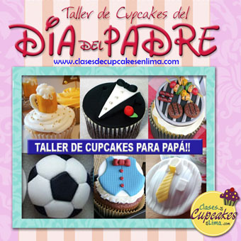 Clases de cupcakes para el día del padre, cupcakes del dia del padre,  cupcakes para papá